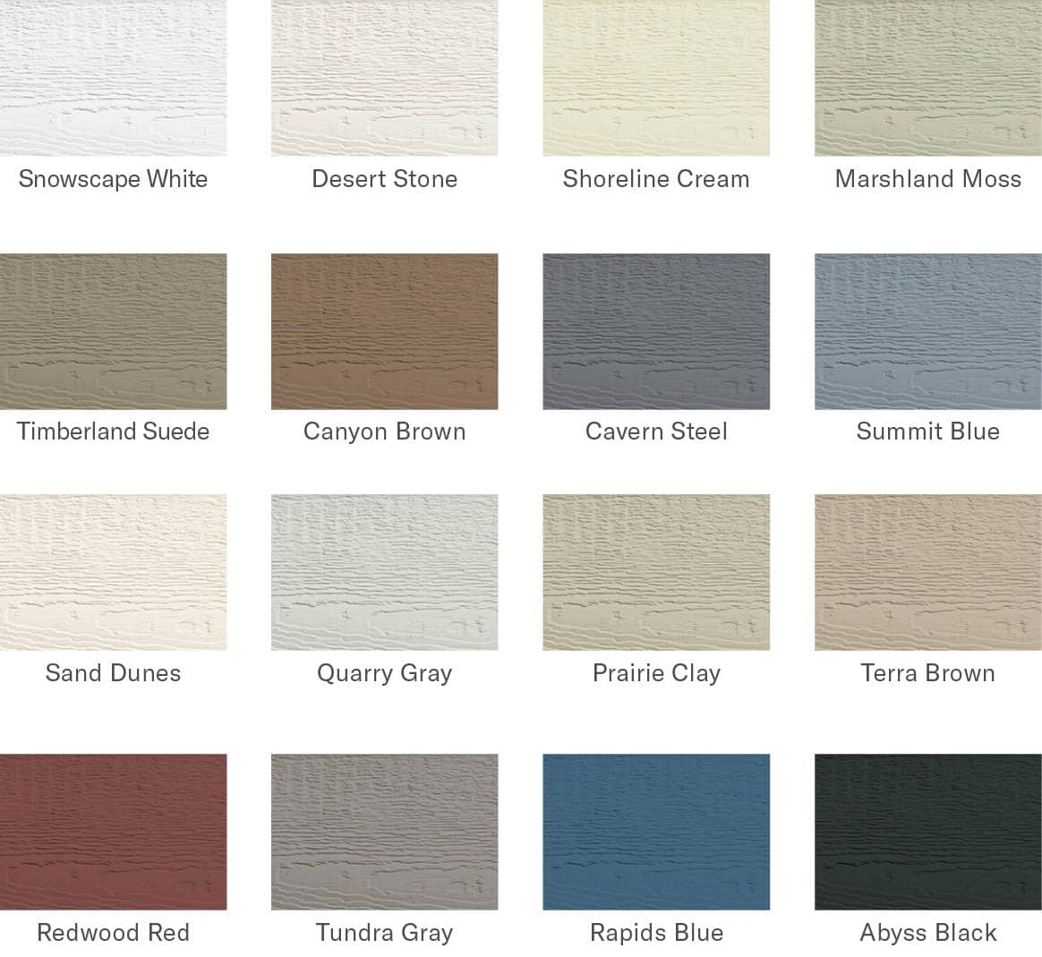 color swatches