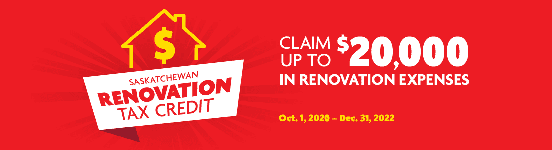 Saskatchewan renovation tax credit
