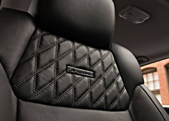 Front leather seat