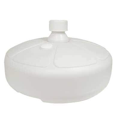 Adams 15 White Round Resin Umbrella Base Home Hardware