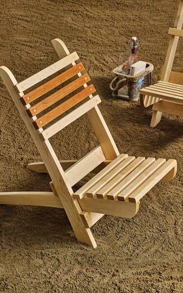 Portable discount wood chair