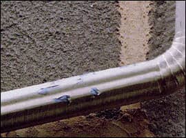 poor galvanized metal