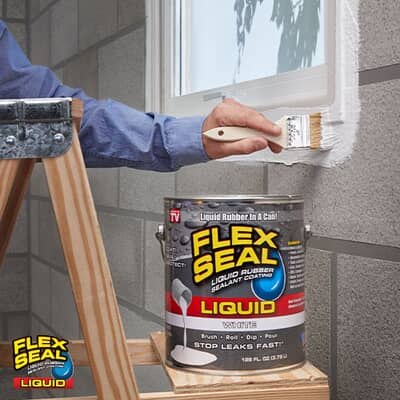 Flex Seal Liquid 128-fl oz Clear Pour Waterproof Rubberized