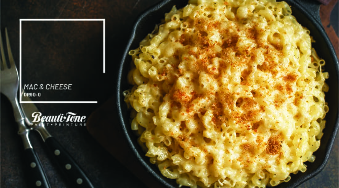 March Colour of the Month - Mac & Cheese