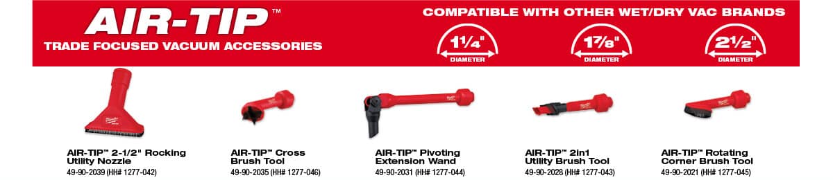 Air-Tip Trade Focused Vacuum Accessories 