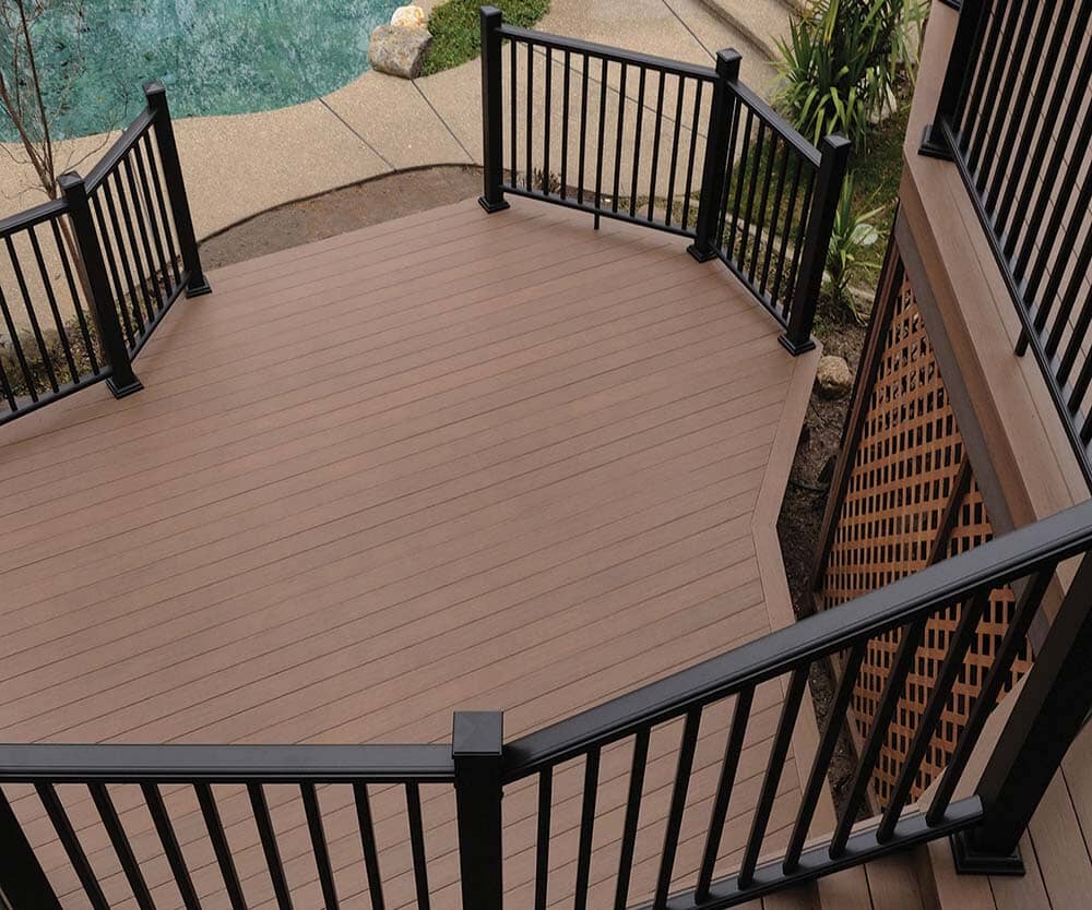 Composite Deck near pool