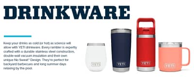 YETI Rambler 26oz Bottle with Chug Cap l Bill & Paul's l Grand