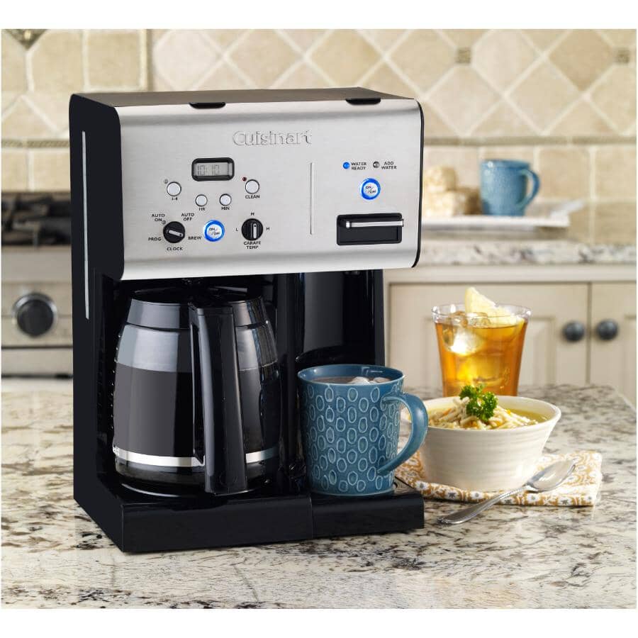 coffee maker with hot water tap