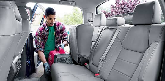 Split rear seats