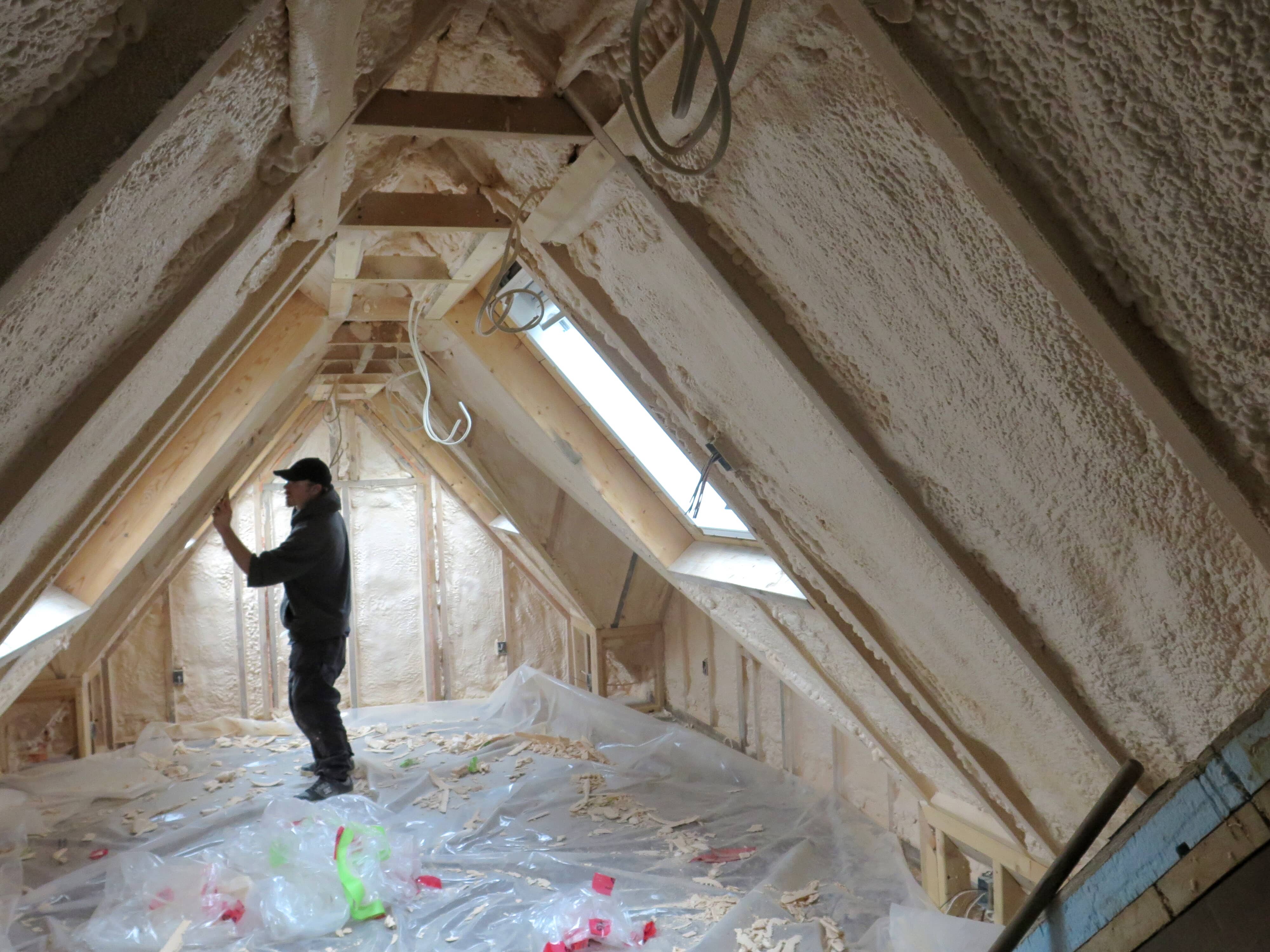 insulated attic image