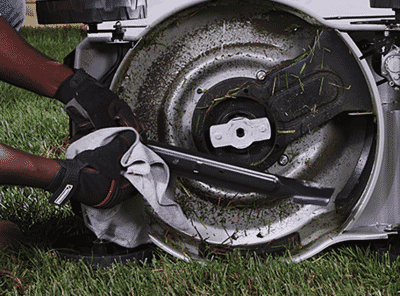 Here's How to Sharpen or Replace a Rotary Lawn Mower Blade