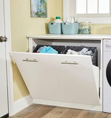 laundry hamper cabinet