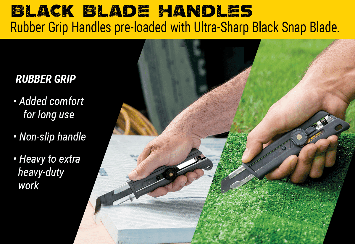 Black Blade Handles 