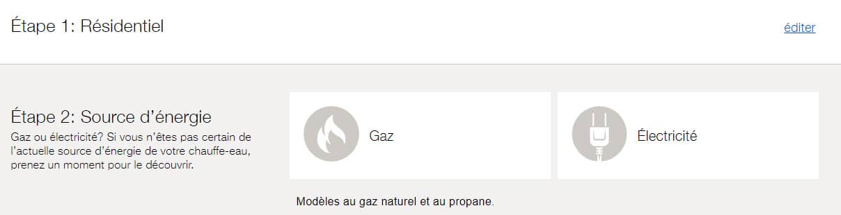 lout il de selection de produits de GSW capture doran 
