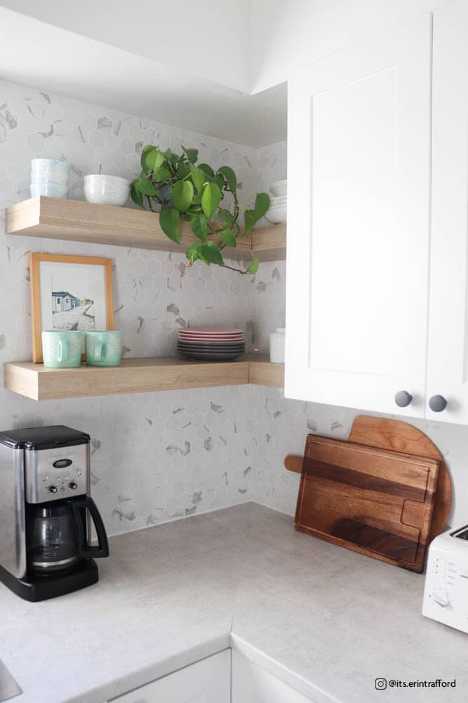 Organic Open Shelving