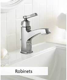 Robinets de salle de bains