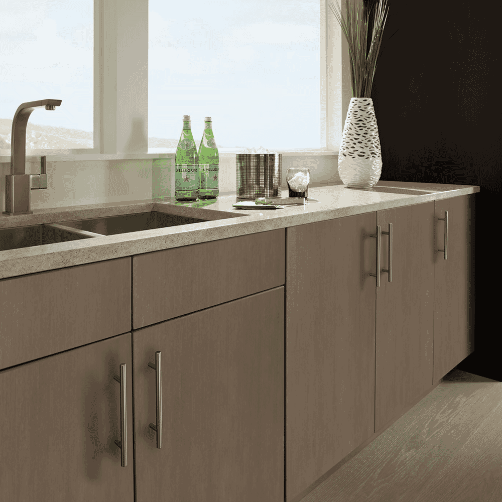 Slab Door Style Kitchen