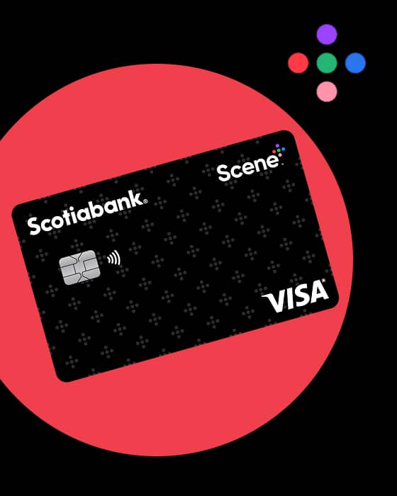 Pair up to maximize points. Earn an additional 2X the Scene+ points for every $1 spent using the Scotiabank Scene+™ Visa* Card.◊