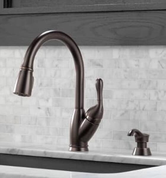 SAVE 50% on a Delta Izak pull-down kitchen faucet with soap dispenser. Shop Now.