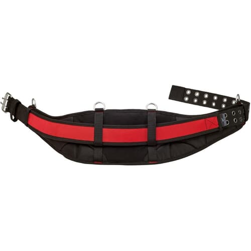 Padded Work Belt - Black & Red