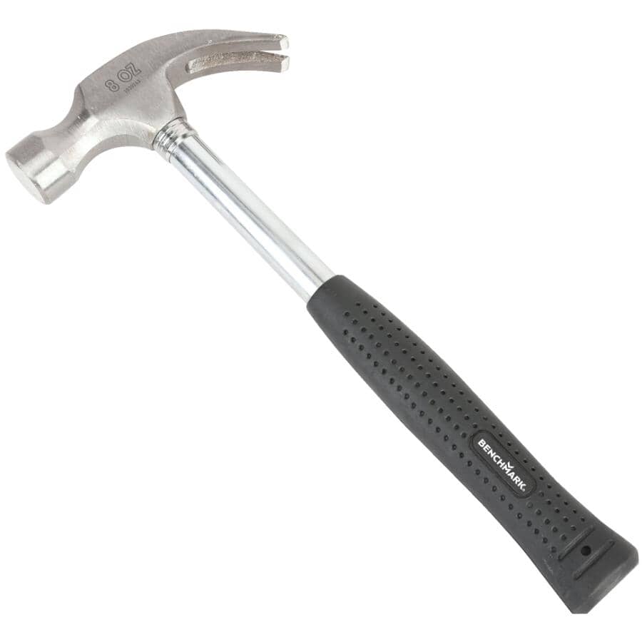 marteau avec en acier tubulaire Arbre Rennsteig Poignée en Caoutchouc Poignée Nail Remover 8 oz environ 226.79 g 