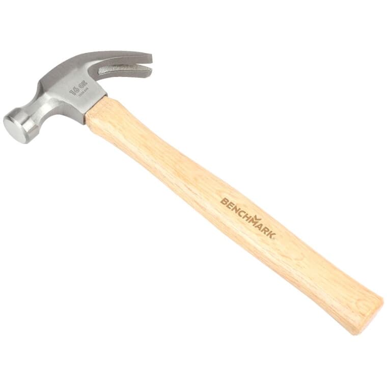 16oz Wood Handle Claw Hammer