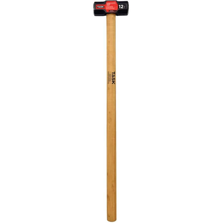12 lb Double Face Sledge Hammer - with 36" Hickory Handle