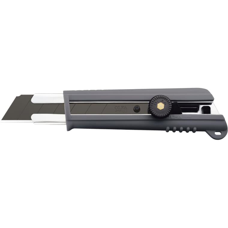 Couteau utilitaire robuste antidérapant à lame cassable de 25 mm