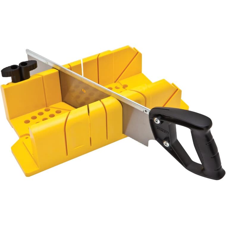 Deluxe Mitre Box - with 14" Saw + Clamp