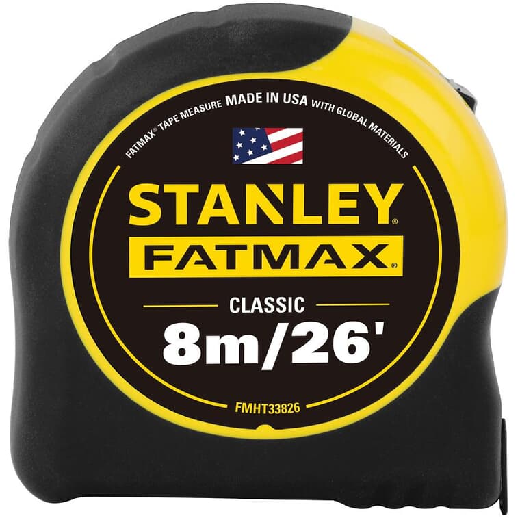1-1/4" x 26'/8m Fatmax Tape Measure