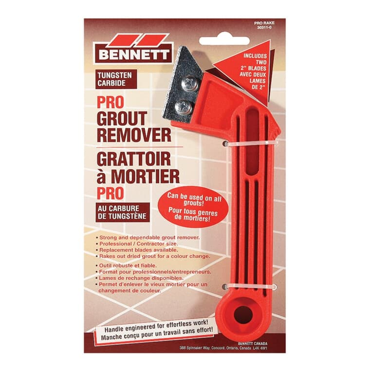 2" Pro Grout Remover Rake