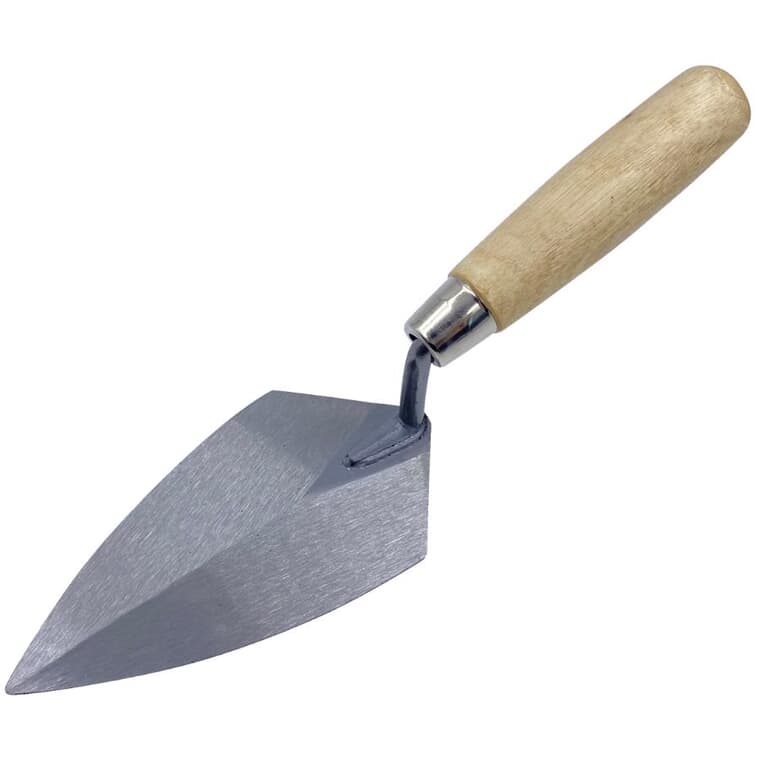 5-1/2" Pointing Trowel, with Wood Handle