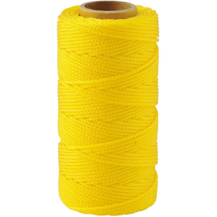 250' Yellow Braided Nylon #18 Mason Line