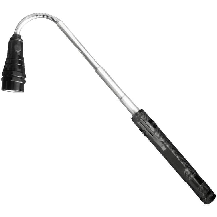 21" Telescopic Magnetic Pickup Tool, with Light