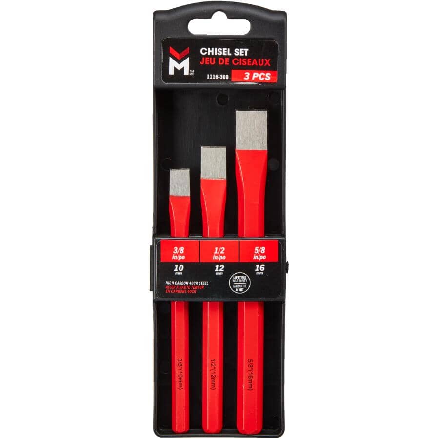 BENCHMARK Flat Cold Chisel - 3 Piece | Home Hardware