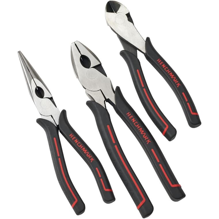 3 Piece High Leverage Pliers Set