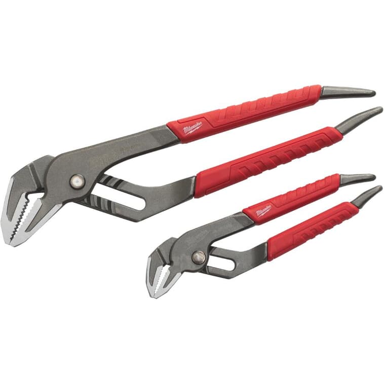 Tongue & Groove Straight Jaw Pliers Set - 6" + 10"