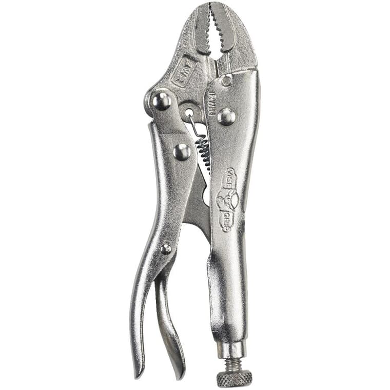 4" Locking Curved Jaw Cutter Pliers