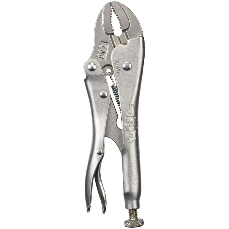 7" Locking Curved Jaw Cutter Pliers