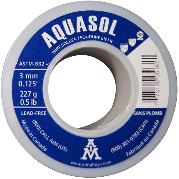 227g Aquasol Lead Free Silver Solder