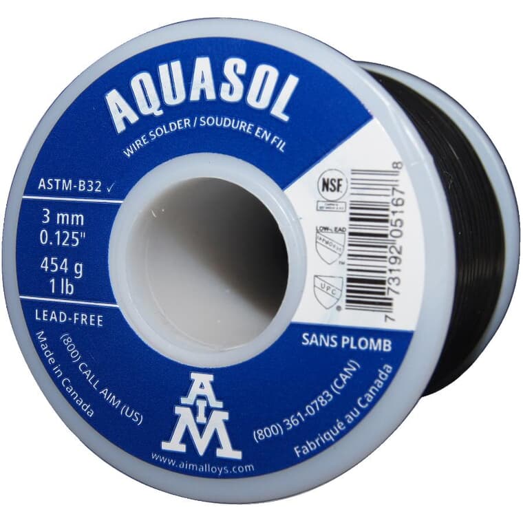 454g Aquasol Lead Free Silver Solder