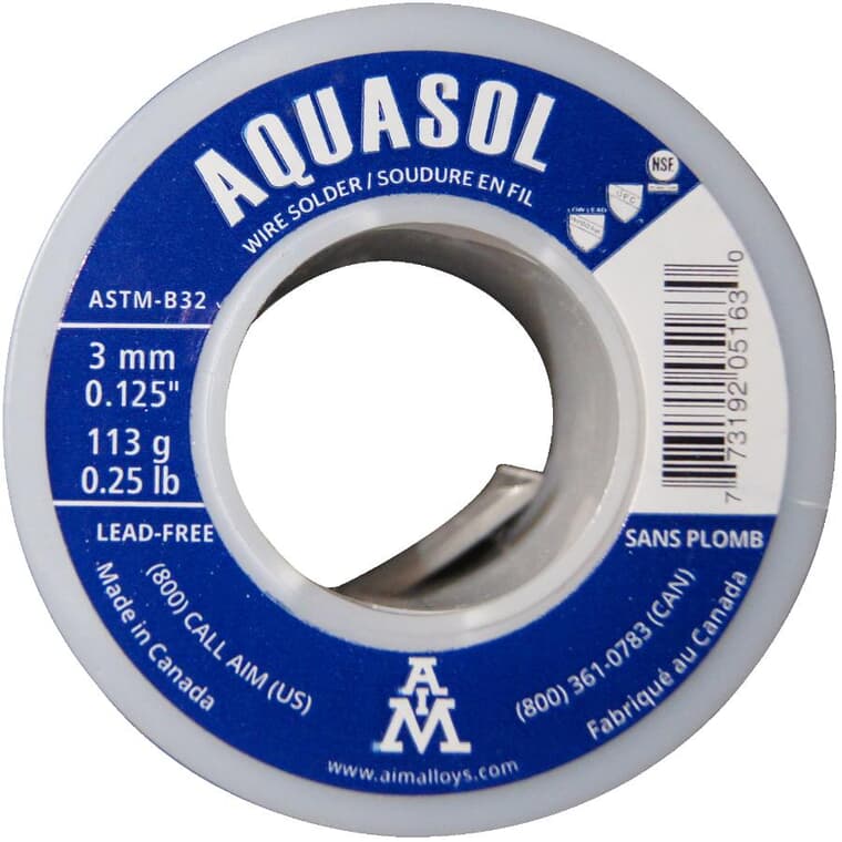 113g Aquasol Lead Free Silver Solder