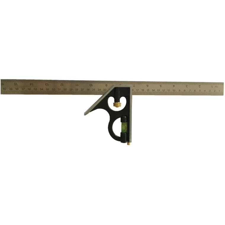 16" Combination Square, with Metal Handle