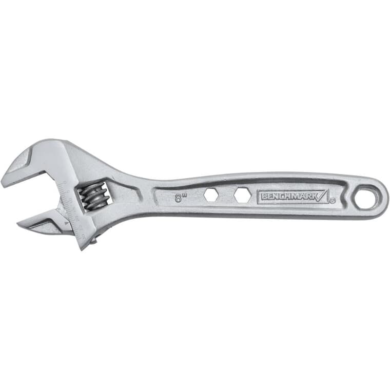 8" Chrome Vanadium Adjustable Wrench