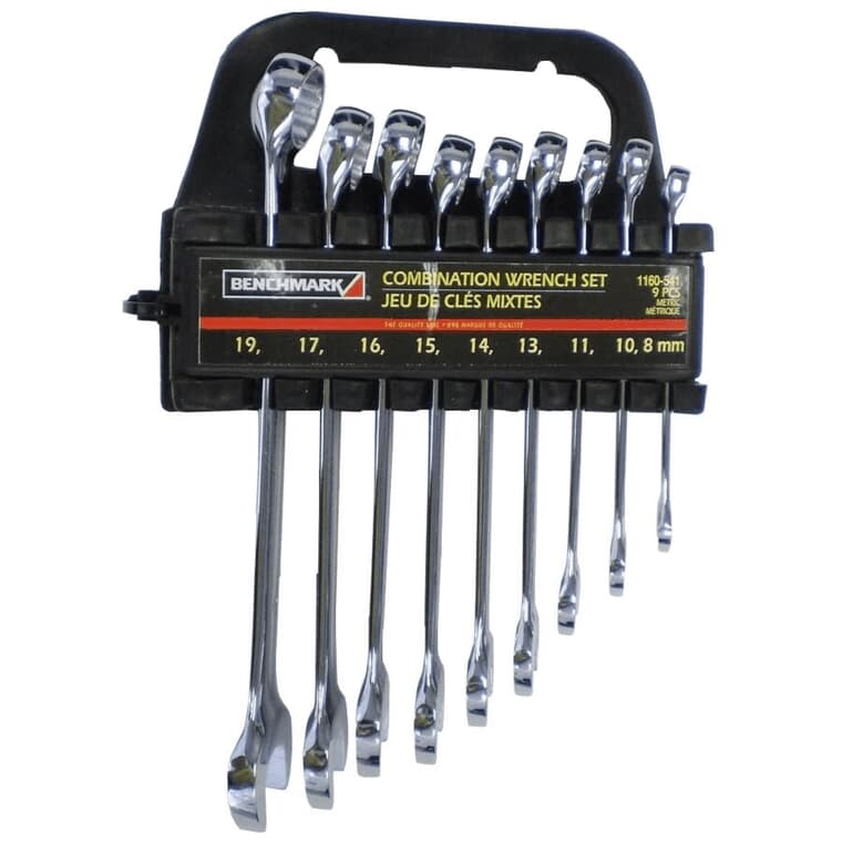 8 to 19mm Metric Wrench Set - 9 Piece