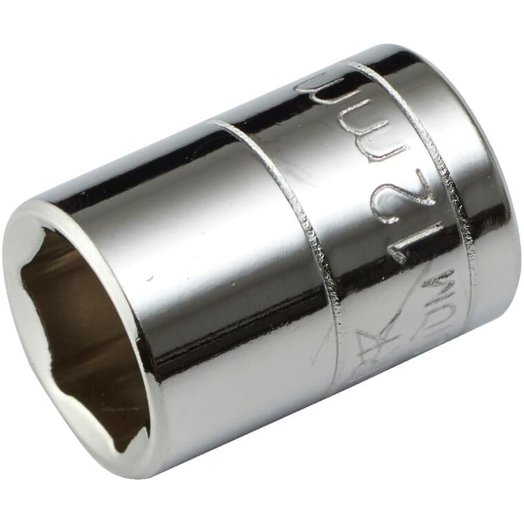 12mm 6 Point Socket, for 3/8" Drive