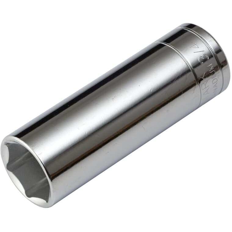 3/4" 6 Point Deep Socket, for 1/2" Drive
