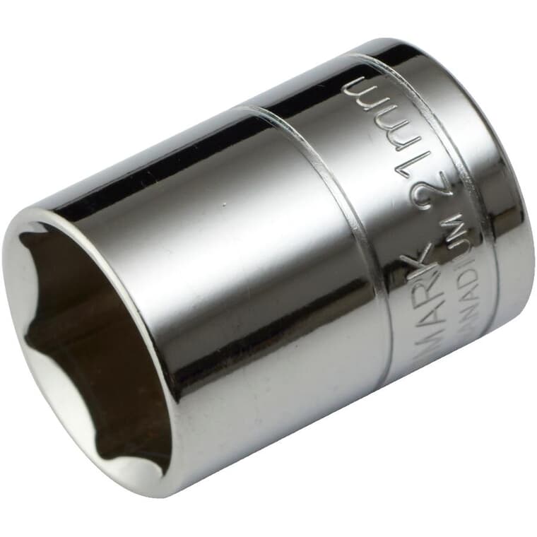 21mm 6 Point Socket, for 1/2" Drive