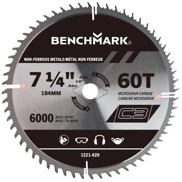 Benchmark Tools 106608 6" Woodworking Precision Double Square 1/8" And