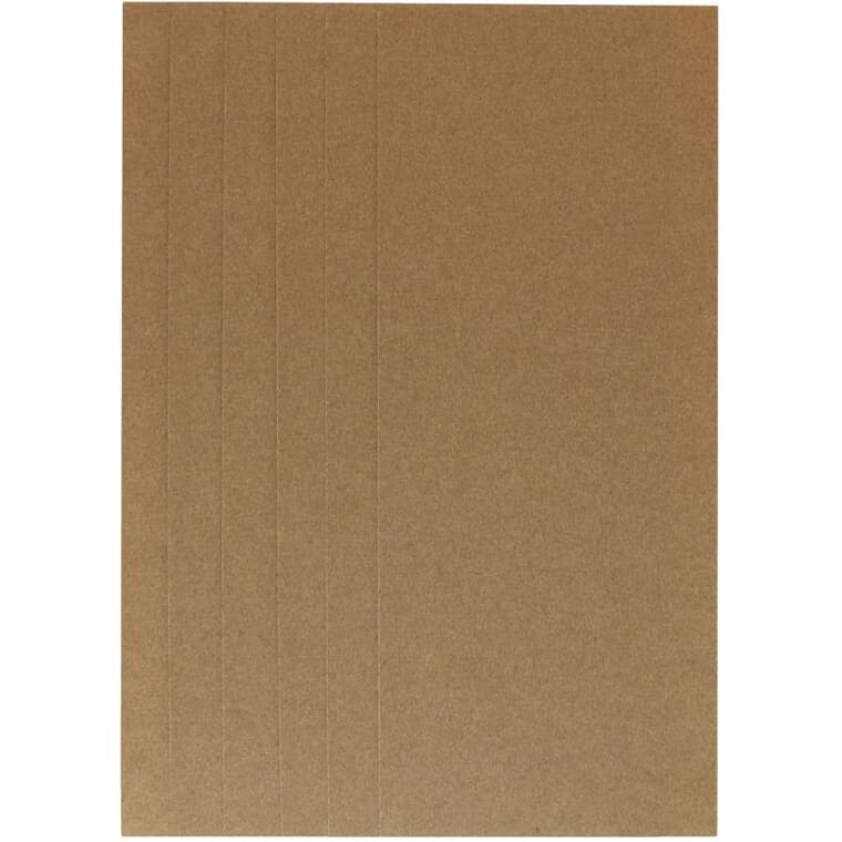 6 Pack 9" x 11" 1/3 Sheet 220 Grit Aluminum Oxide Sandpaper